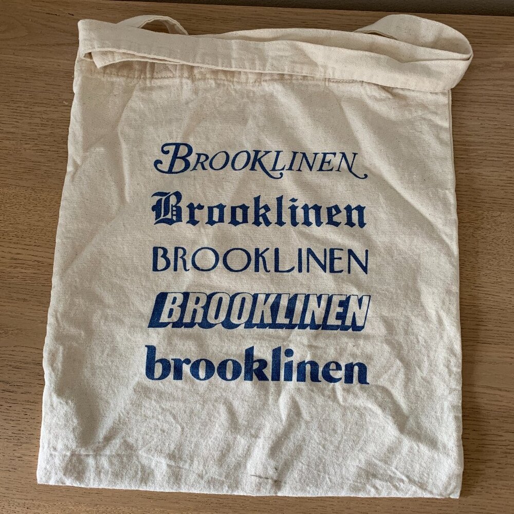 Brooklinen Tote Cotton Canvas Bag in Natural Shopping Travel Eco Reusable